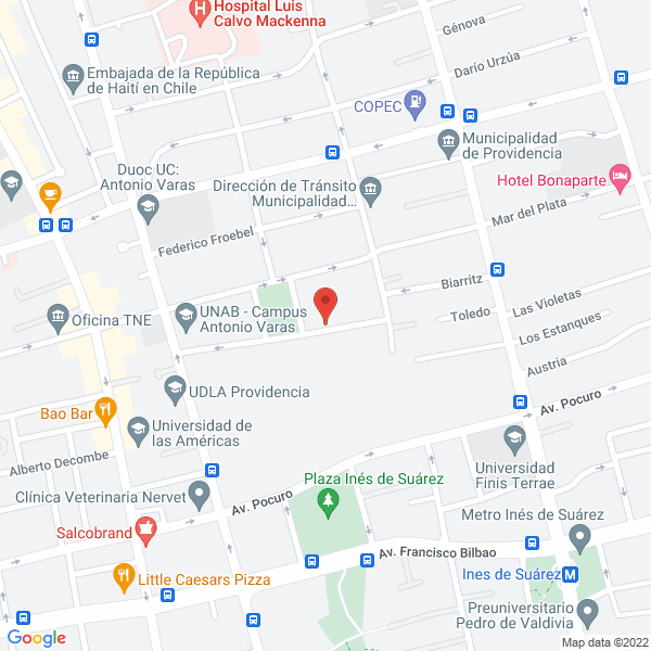 Map of Barraza Correa, Marcelo Eduardo