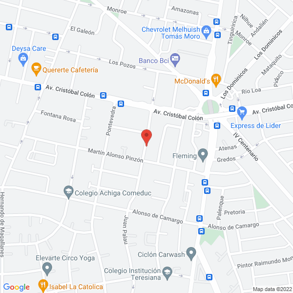 Map of Benjamín Vicuña Prieto