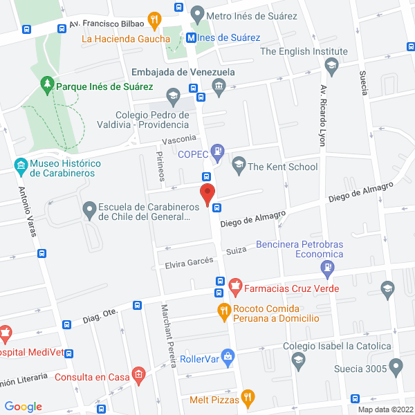 Map of Benedetto Back, Antonieta
