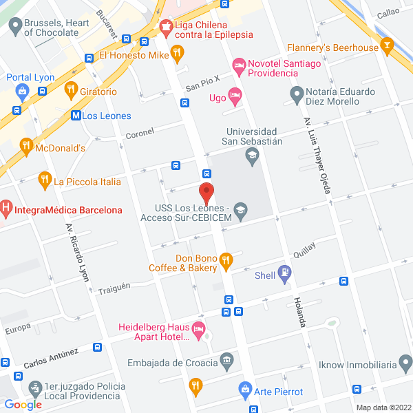 Map of Boston Scientific