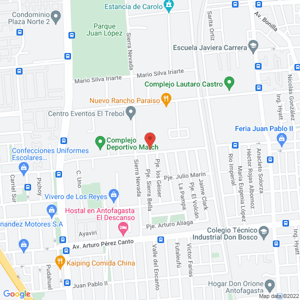 Map of Banqueteria T&B Eventos y Catering