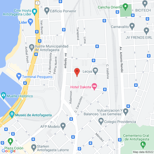 Map of Consulta Dental Manuel Ly González