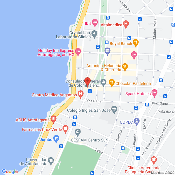 Map of Clínica de Implantes Oseointegrados