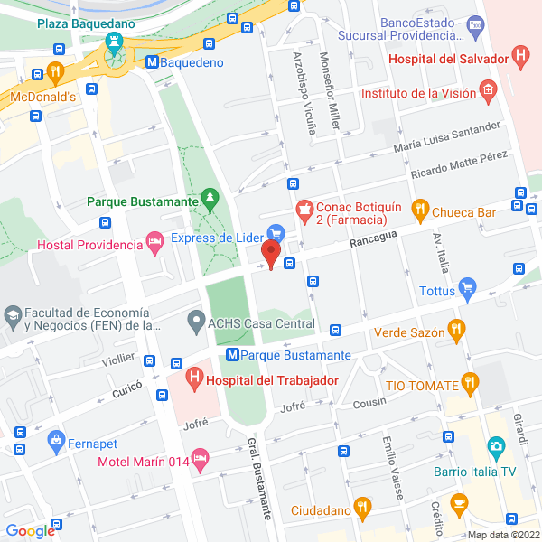 Map of C y R Propiedades