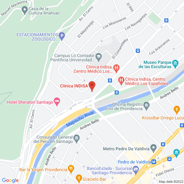 Map of Luhr Vicencio Claudio