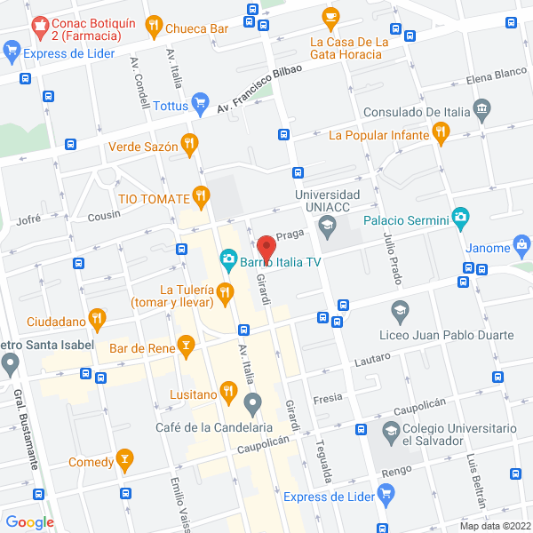 Map of Labcorporativo