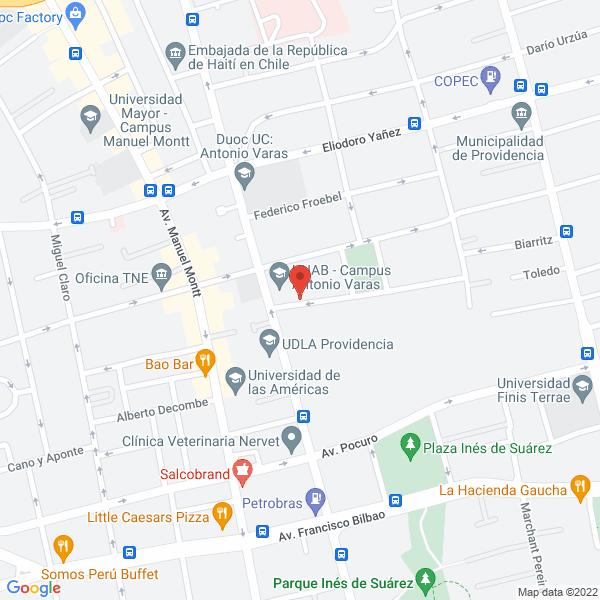 Map of Masajes Gloria Huerta