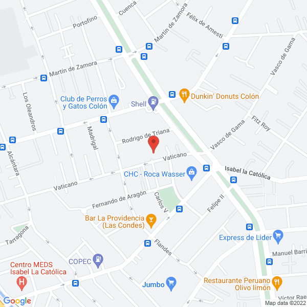 Map of Banquetera Javiera Gazitua