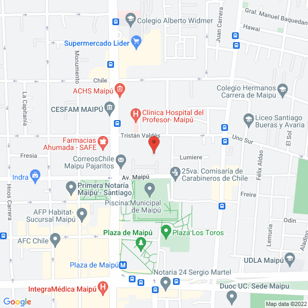Map of Hidrosan Fumigaciones