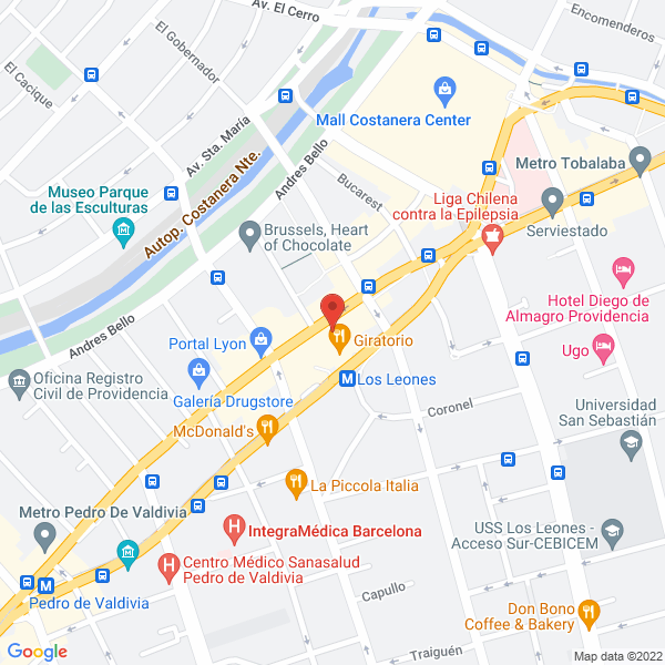 Map of Inmobiliaria Norte Grande Ltda.