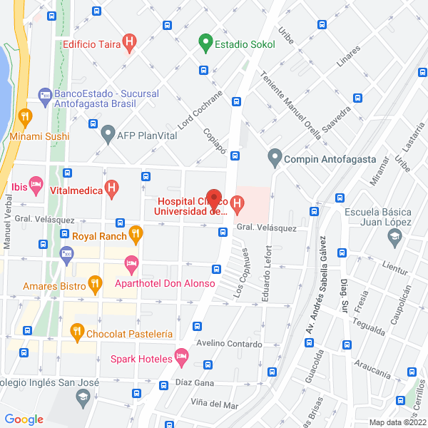 Map of Kaplan y Cía. Ltda. M.