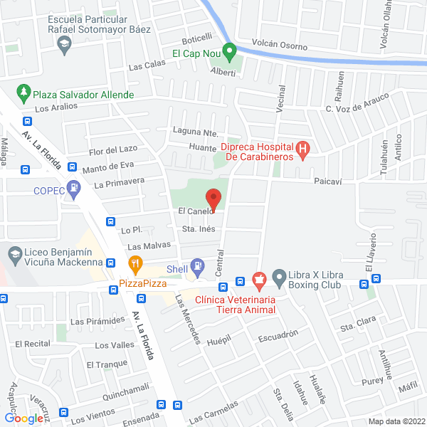 Map of KD Service