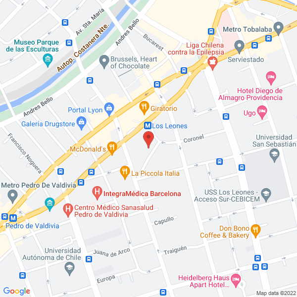 Map of Kreachile Ltda.