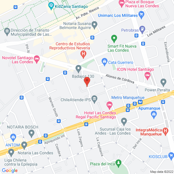 Map of Kinedos Kinesiologia