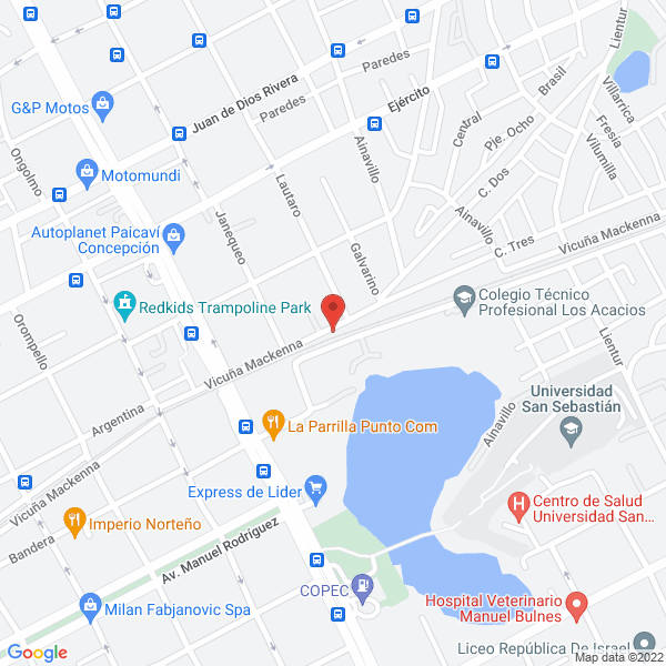 Map of Kine Concepcion