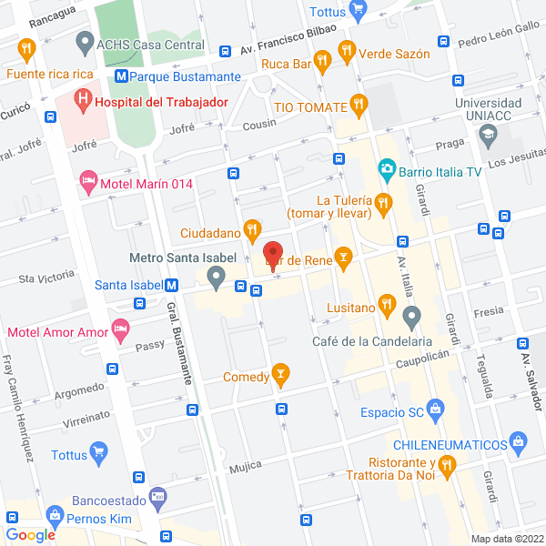 Map of King Tony