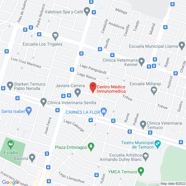 Map of Laboratorio Clínico Caupolicán