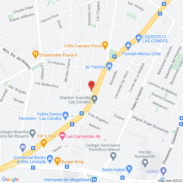 Map of La Bolsa del Ski
