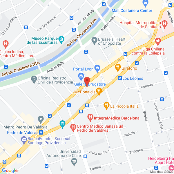 Map of La Casa Blanca