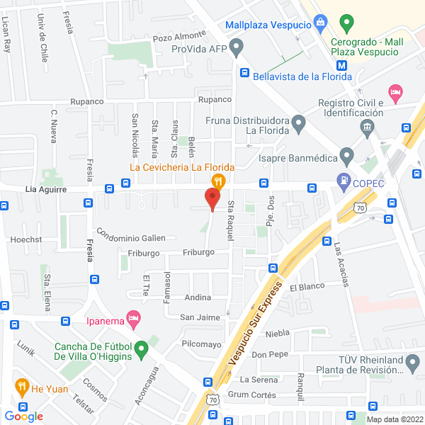 Map of Laboratorio Certigas - Certelec Ltda.