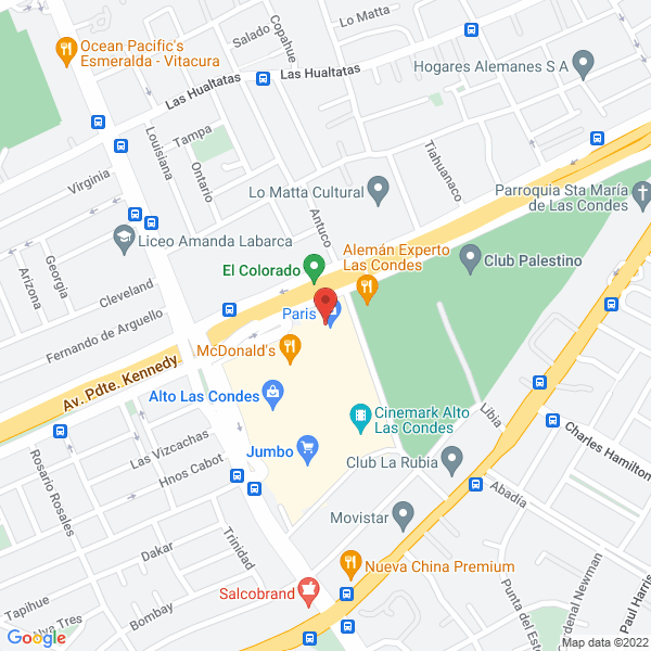 Map of L' Occitane