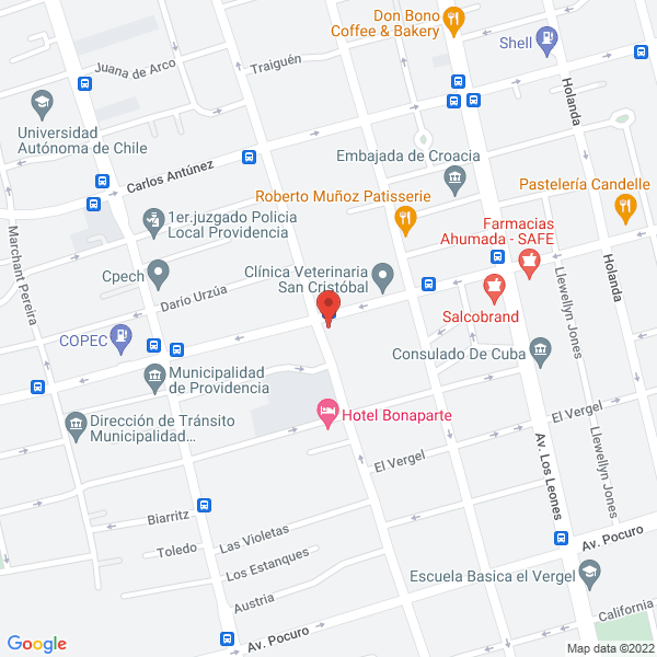 Map of Lavaseco Lyon