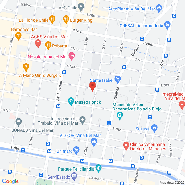Map of Láser & Veins