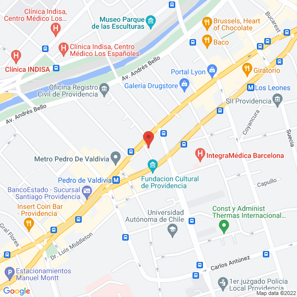 Map of Laboratorio D & M Pharma Ltda.