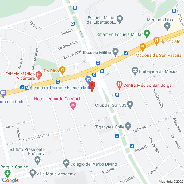 Map of Larraín Ureta Propiedades