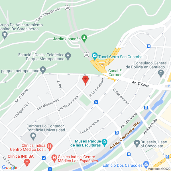 Map of Los Naranjos