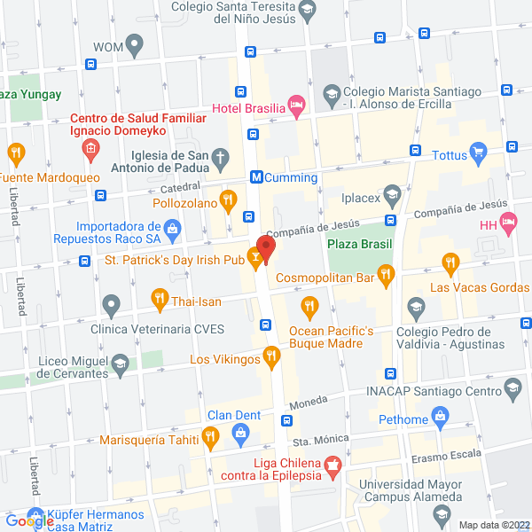 Map of Latitud Sur