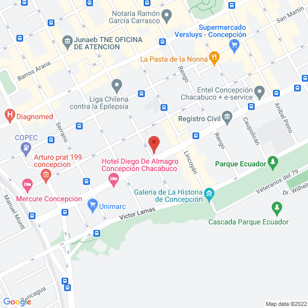 Map of Lee Chile Ltda.