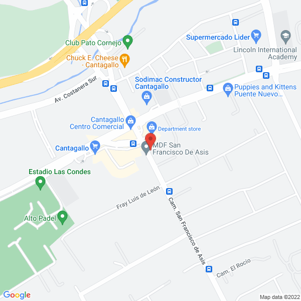 Map of Lackington Golf Store - Juega Golf