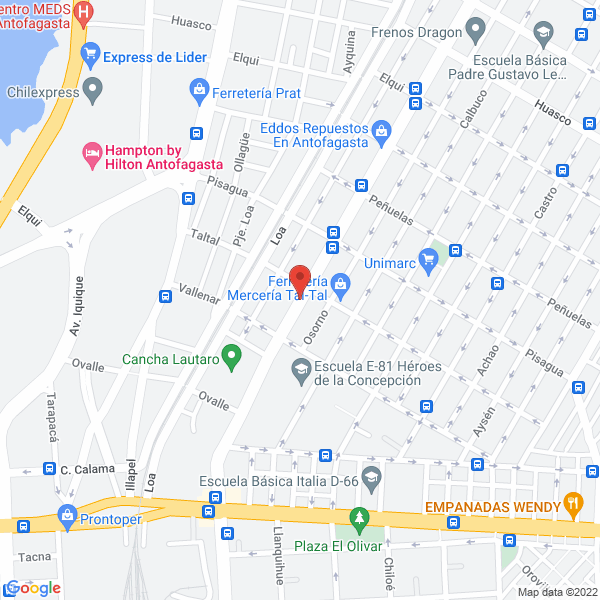 Map of León Prodal S.A.