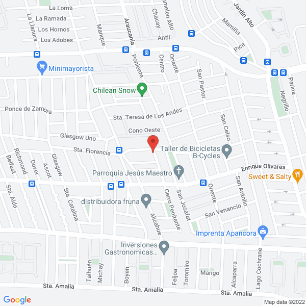 Map of Lafuente Donoso, Janet del Carmen
