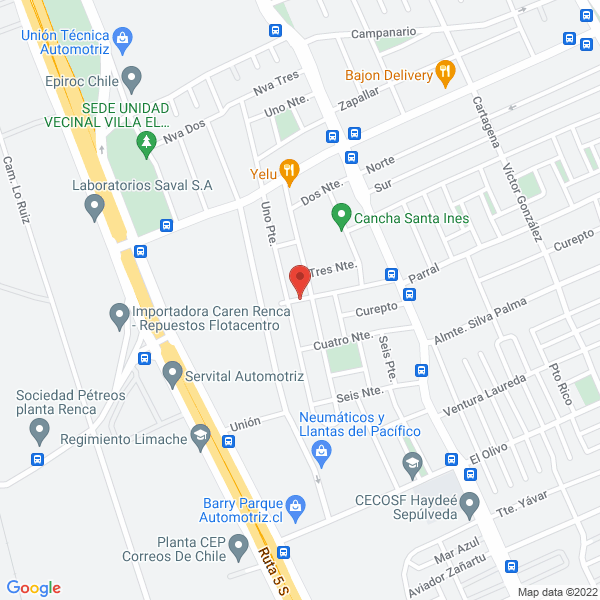 Map of Lavado de Alfombras Dicam