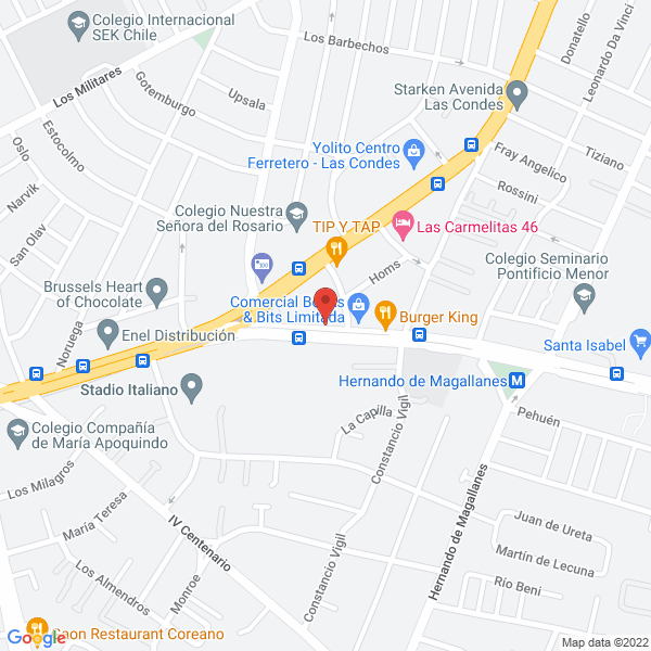 Map of Lock & Lock Chile Spa