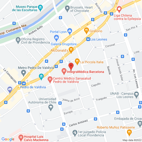Map of Leonardo Lizama, Psicólogo
