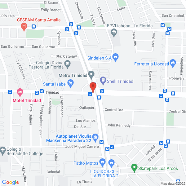 Map of La Divina