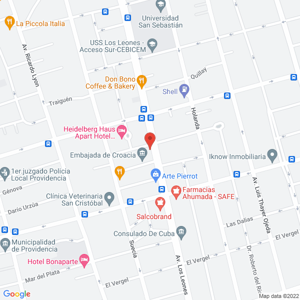 Map of Moller y Pérez Cotapos S.A.