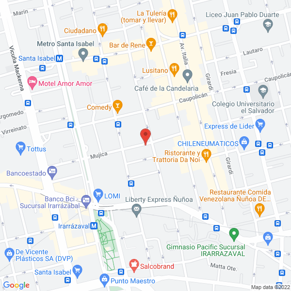 Map of Mecaniza