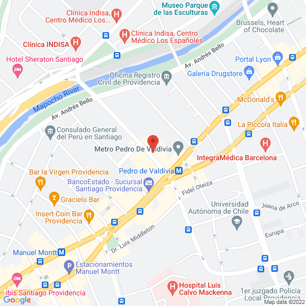 Map of Martínez Rondanelli, Benjamín
