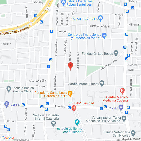 Map of Muebles Rama