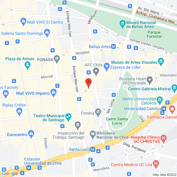Map of Massage Antistress