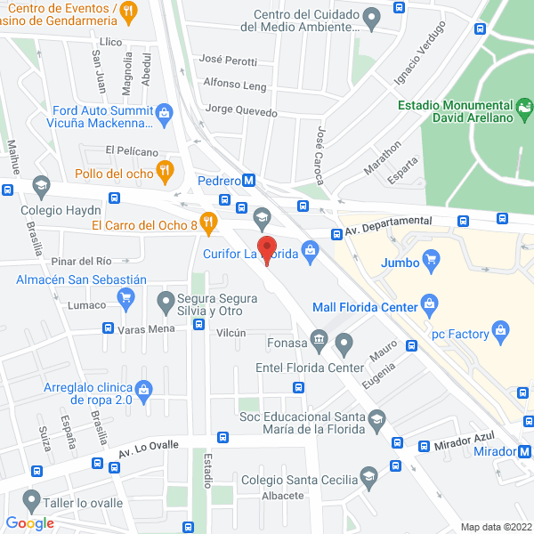 Map of Maxline Servicios Integrales Automotrices Ltda.