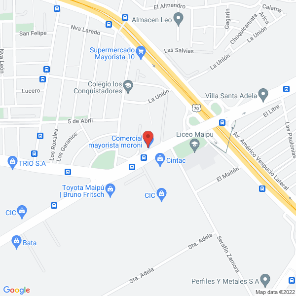 Map of Maeztranza Jorge Tudela