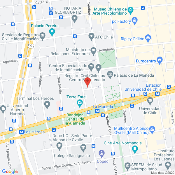 Map of Manterola Vergara Patricio