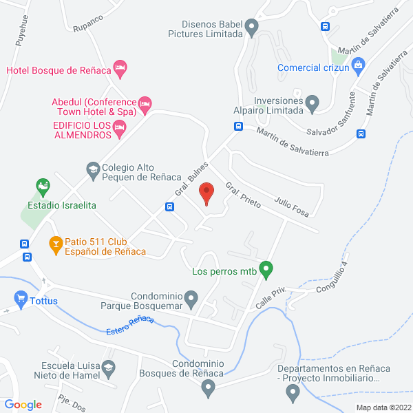 Map of Motorhomes Chile