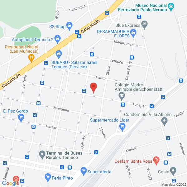 Map of Muebles Antu