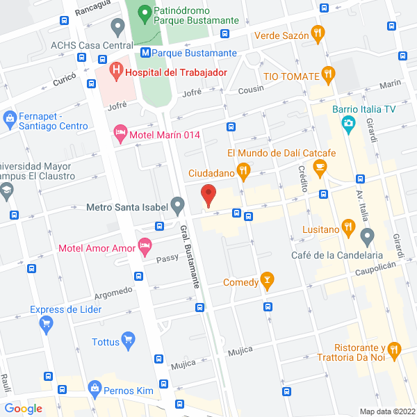 Map of M Producciones